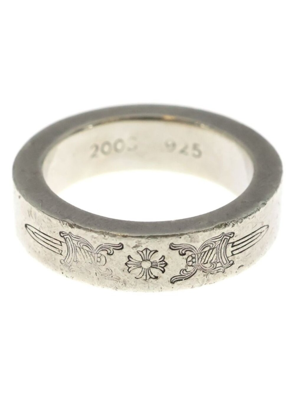 Chrome Hearts Spacer Dagger Ring Silver